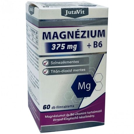 JUTAVIT MAGNÉZIUM 375 mg + B6 filmtabletta 60 db