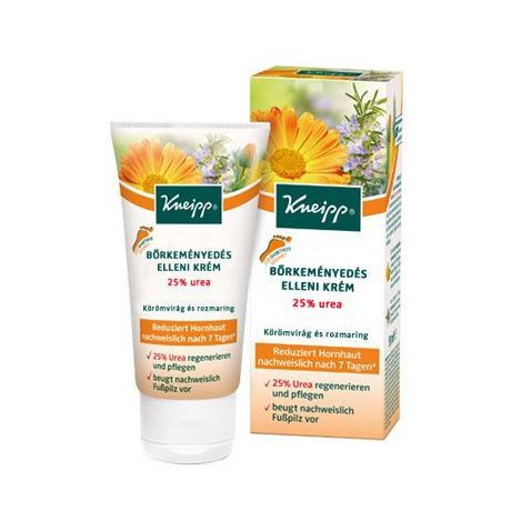 KNEIPP bőrkeményedés elleni krém + 25% urea 50 ml