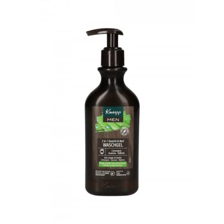 KNEIPP MEN - 2 in 1 szakáll & arctisztító gél 250 ml