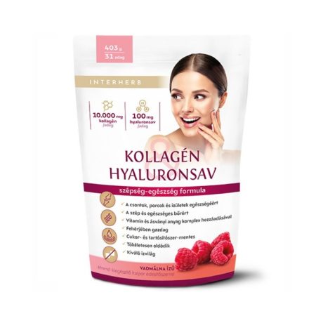 INTERHERB KOLLAGÉN HYALURONSAV italpor vadmálna ízű 400 g