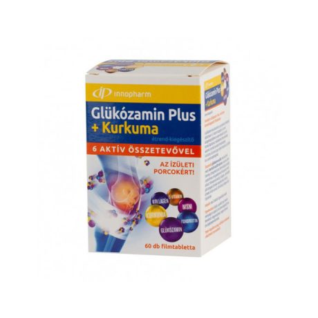 INNOPHARM GLÜKOZAMIN PLUS + KURKUMA filmtabletta 60 db