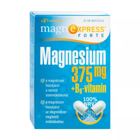 MAGNEXPRESS FORTE 375 mg magnézium kapszula 30 db