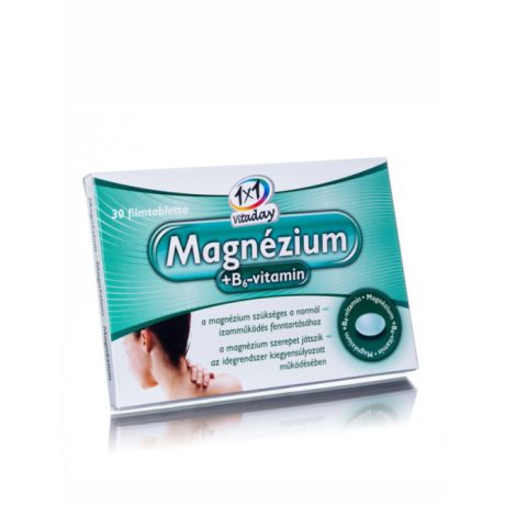 1X1 VITADAY MAGNÉZIUM + B6-VITAMIN filmtabletta 30 db