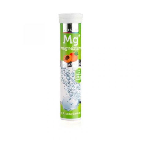 VITADAY MAGNÉZIUM 200 mg sárgabarack ízű pezsgőtabletta 20 db