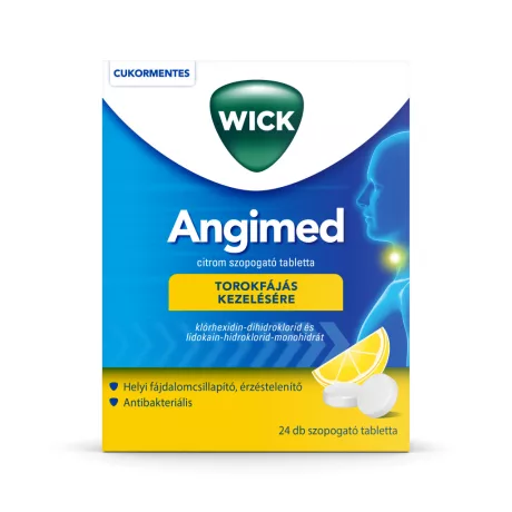 ANGIMED CITROM szopogató tabletta 24 db