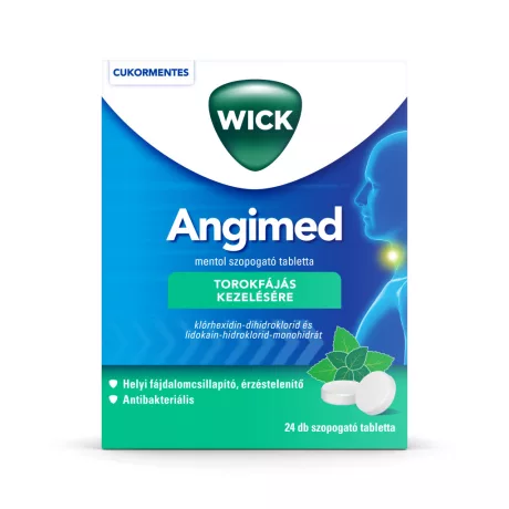 ANGIMED MENTOL szopogató tabletta 24 db