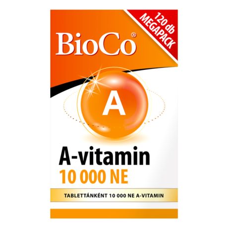 BIOCO A-vitamin 10 000 NE tabletta 120 db