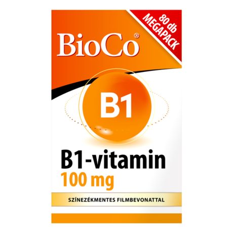 BIOCO B1-vitamin 100 mg tabletta 80 db