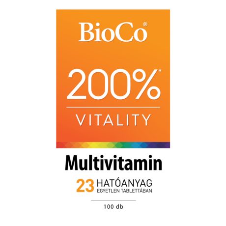 BIOCO Multivitamin DUPLA 200% Vitality 100 db