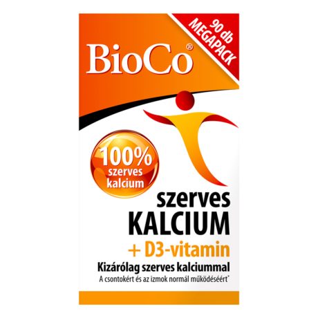BIOCO szerves KALCIUM + D3-vitamin 90 db