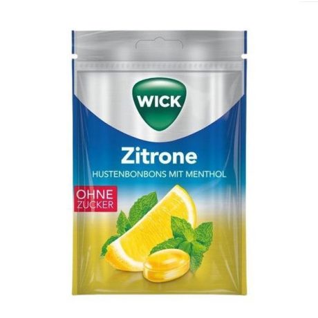 WICK CITROM MENTOL torokcukorka 72 g
