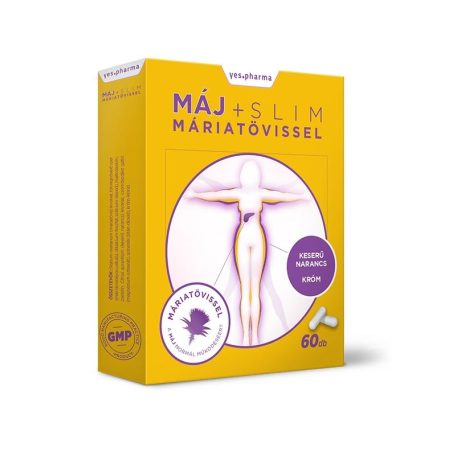 YESPHARMA MÁJ +SLIM máriatövissel 60 db