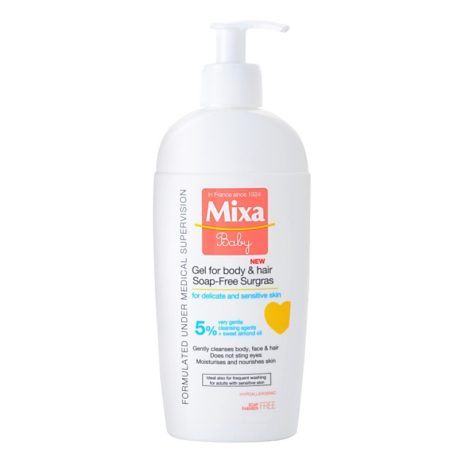 MIXA Baby tápláló tusfürdő és sampon kettő az egyben 250 ml