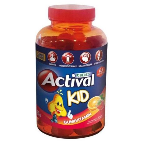 BÉRES ACTIVAL KID gumivitamin 90 db