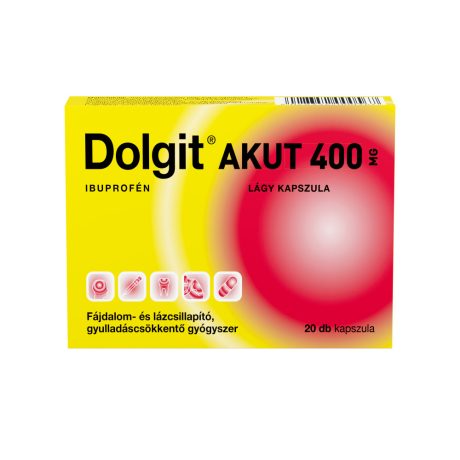 DOLGIT AKUT 400 mg lágy kapszula 20 db