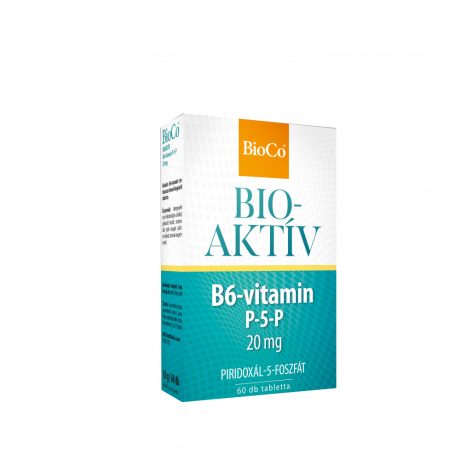 BIOCO BIOAKTÍV B6-vitamin P-5-P 20 mg tabletta 60 db