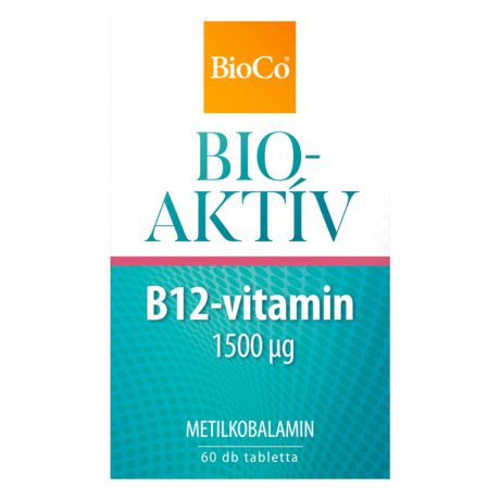 BIOCO BIOAKTÍV B12-vitamin 1500 µg tabletta 60 db