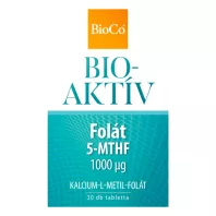BIOCO BIOAKTÍV Folát 5-MTHF 1000 µg tabletta 30 db
