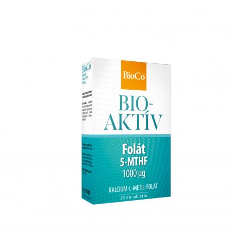 BIOCO BIOAKTÍV Folát 5-MTHF 1000 µg tabletta 30 db