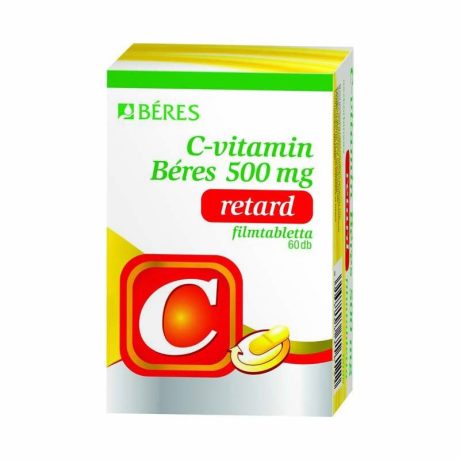 BÉRES C-VITAMIN 500 mg retard filmtabletta 60 db