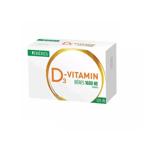 BÉRES D3-VITAMIN 1600 NE tabletta 120 db