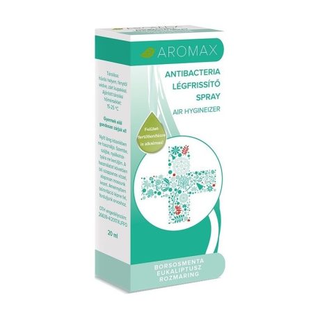 AROMAX ANTIBACTERIA borsosmenta-eukaliptusz-rozmaring 20 ml