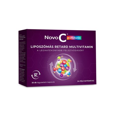 NOVO C MULTIVITAMIN liposzómás retard kapszula 30 db