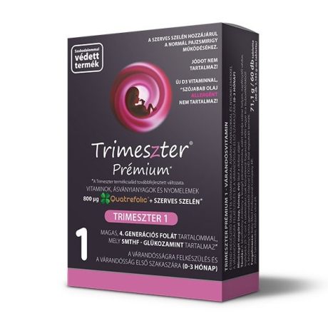 TRIMESZTER PRÉMIUM 1 tabletta várandósaknak 60 db