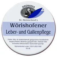   WÖRISHOFENER LEBER und GALLENPFLEGE májra, epebántalmakra 60 db