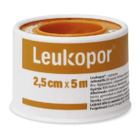 LEUKOPOR ragtapasz 5 m x 2,5 cm 1 db