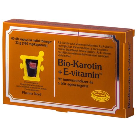 BIO-KAROTIN+E VITAMIN kapszula 60 db