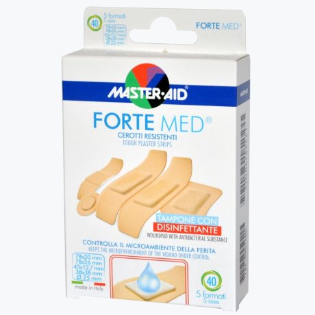 MASTER-AID FORTE MED vízálló sebtapasz 40 db