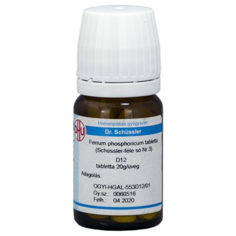 DR SCHÜSSLER 3. FERRUM PHOSPHORICUM D12 tabletta 80 db