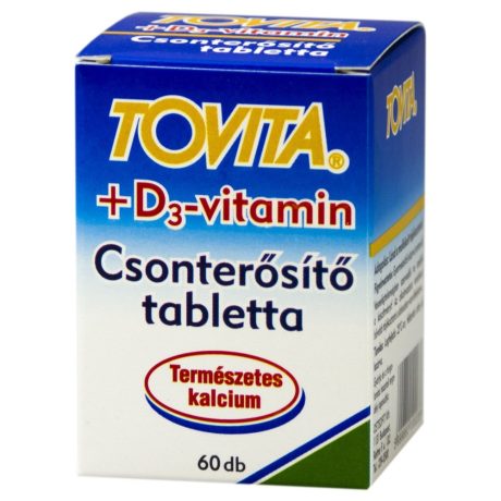 TOVITA+D3-VITAMIN CSONTERŐSÍTŐ tabletta 60 db