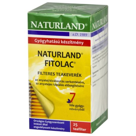 NATURLAND FITOLAC filteres tea 25 db