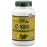   VITAMIN STATION 1000 mg C-VITAMIN CSIPKEBOGYÓVAL tabletta 120 db