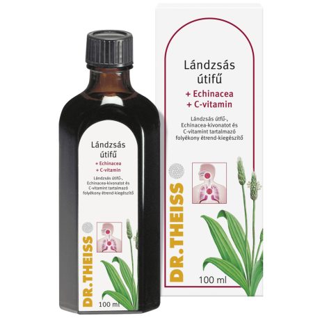 DR.THEISS LÁNDZSÁS ÚTIFŰ ECHINACEA C-VITAMIN szirup 100 ml