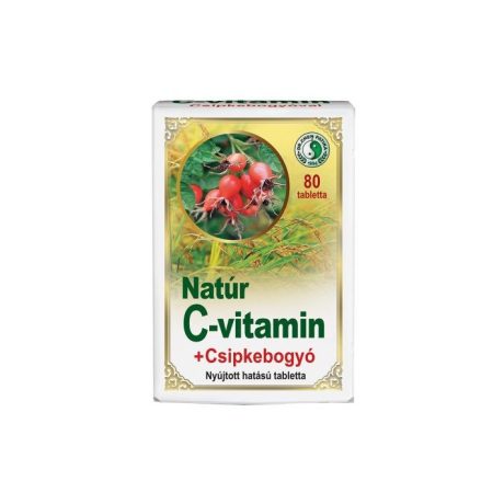 DR.CHEN NATUR C-VITAMIN CSIPKEBOGYÓVAL 1200 mg tabletta 80 db