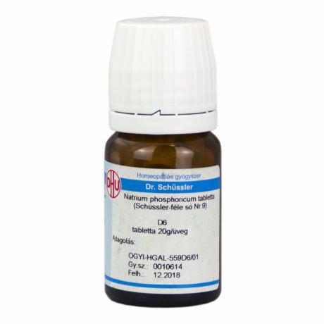 DR SCHÜSSLER NATRIUM PHOSPHORICUM D6 tabletta 80 db