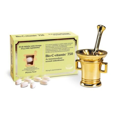 BIO-C-VITAMIN 750 mg tabletta 30 db