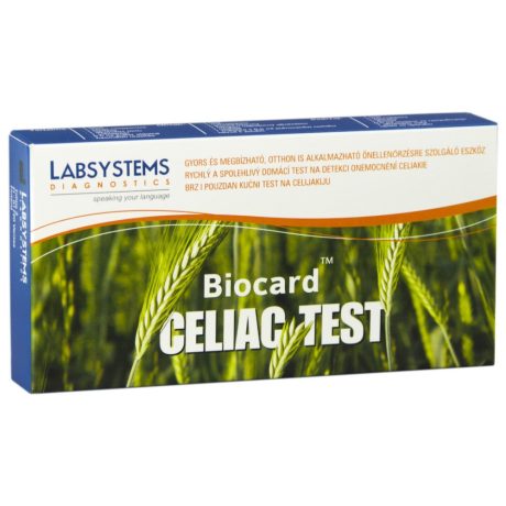 BIOCARD CELIAC LISZTÉRZÉKENYSÉg teszt 1 db