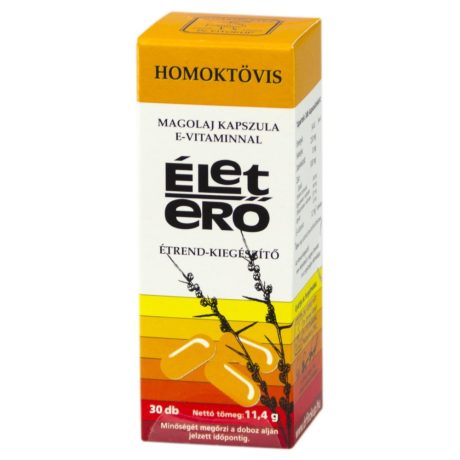 HOMOKTÖVIS magolaj kapszula E-vitaminnal 30 DB