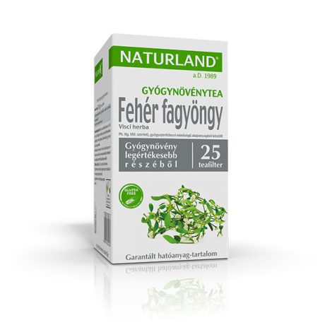 NATURLAND FEHÉR FAGYÖNGY filteres tea 25 db