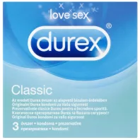 DUREX CLASSIC SIKOSÍTOTT óvszer 3 db
