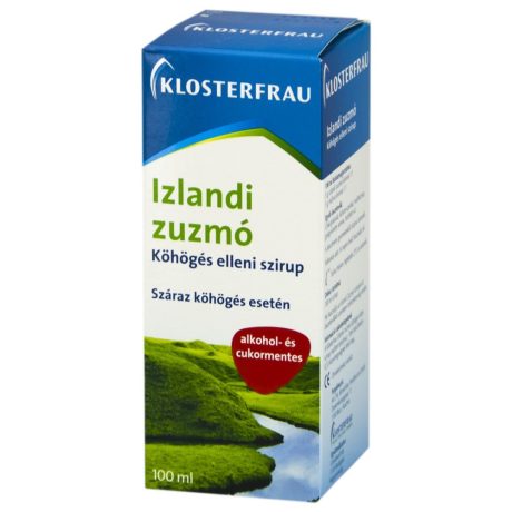 Klosterfrau IZLANDI ZUZMÓ köhögés elleni szirup 100 ml