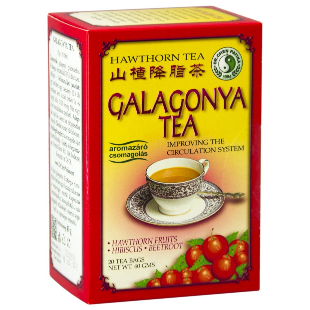 DR. CHEN HAWTHORN GALAGONYA filteres tea 20 db PATIKA24 Gy