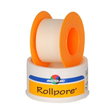 MASTER-AID ROLL-PORE ragtapasz 5CM X 5M papír alapú, téphető