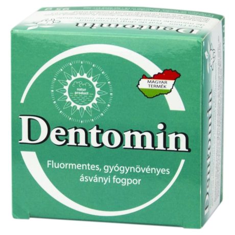 DENTOMIN fluormentes gyógynövényes ásványi fogpor 95 G