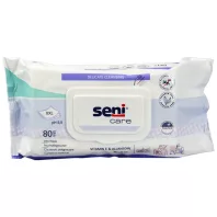 SENI CARE nedves törlőkendő 80 db