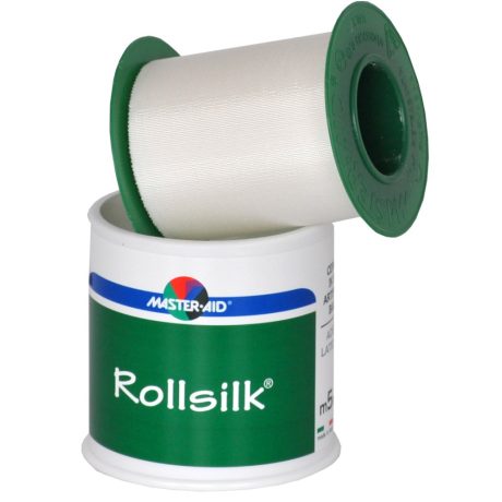 MASTER-AID ROLL-SILK ragtapasz 5CM X 5M selyem téphető